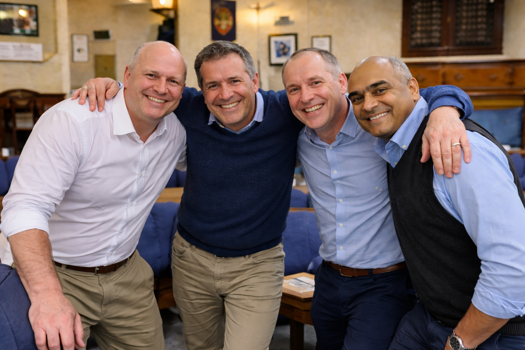 Freemasons at a Lodge meeting in Medway Kent