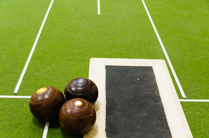 indoor bowls at Wigmore